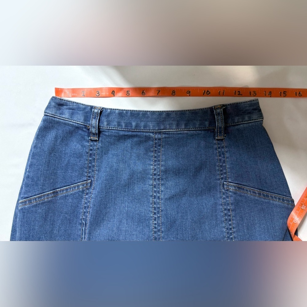 REFORMATION medium blue wash denim mermaid skirt size S - Picture 13 of 14